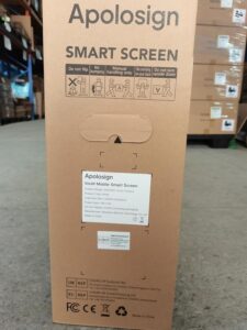 ApoloSign Smart Screen portatile da 32 pollici, schermo touch 1080p girevole, classe di efficienza energetica E