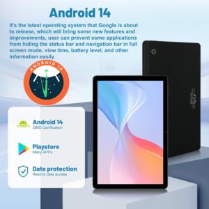 Mouikei Android 14 Tablet 11 pollici con processore Octa-Core e 10GB di RAM