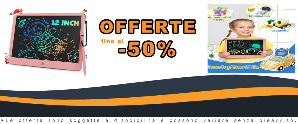 TEKFUN Lavagna LCD da 12 pollici per bambini, regalo di Natale perfetto