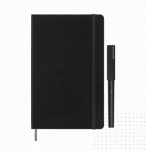 Moleskine Smart Writing Set con taccuino digitale e penna smart inclusa, nero