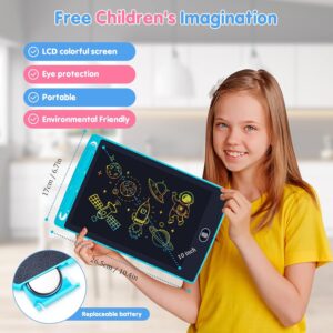 Tavoletta grafica LCD YOUANG 10 Pollici, ideale per bambini dai 2 ai 7 anni, con superficie cancellabile per disegnare e scrivere.