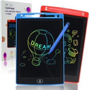 Topfree Tavoletta Grafica Bambini, lavagna LCD da 8.5 pollici, ideale per bambini di 3-7 anni, regalo educativo