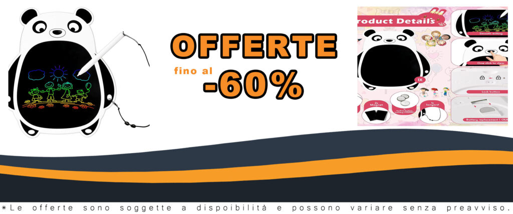 Tavoletta grafica Hion 8,5 Pollici per bambini, design panda bianco, perfetta per disegnare e scrivere