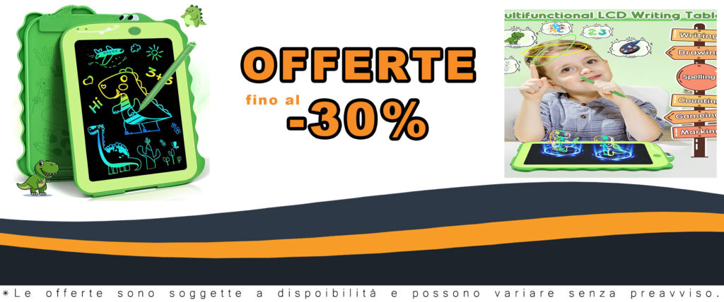 Tavoletta Grafica Bambini LCD Scrittura da 8.5 Pollici verde per bambini, ideale per giochi educativi e creativi