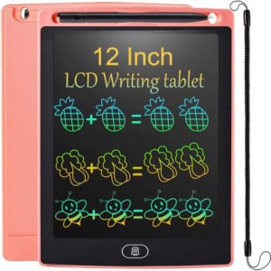 JOEAIS LCD Scrivere Tablet 12 Pollice – Il regalo perfetto per bambini, ideale per scrivere e disegnare in modo creativo