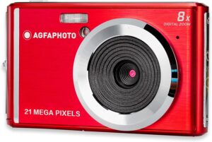 AGFA Photo fotocamera digitale compatta rosso con display LCD