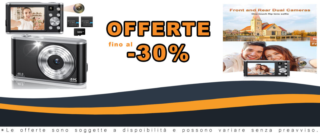 Macchina Fotografica Digitale 4K 48MP con Zoom Digitale 16X per Principianti e Adulti