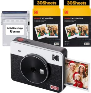 KODAK Mini Shot 3 Retro bianca con stampa fotografica