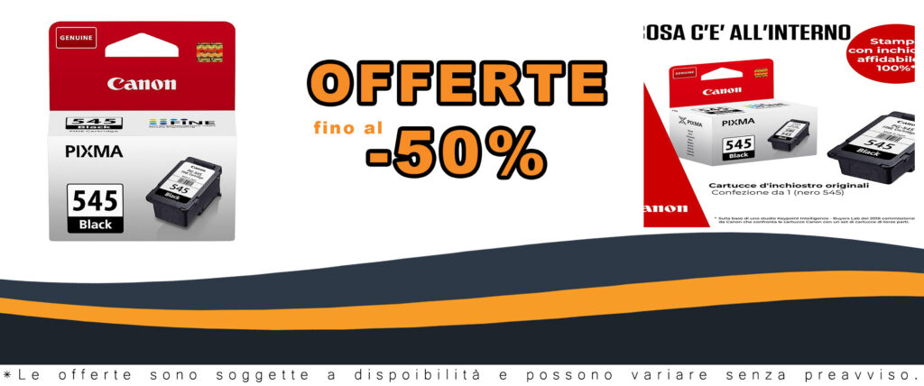 Cartuccia d'inchiostro nero Canon PG-545 per stampanti PIXMA