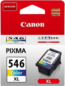 Cartuccia d'inchiostro Canon CL-546XL in stampa a colori