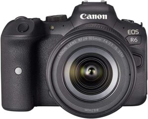 Canon EOS R6 FullFrame con RF 24-105 lens