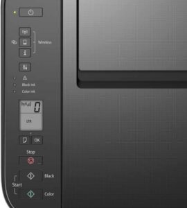 Canon PIXMA TS3350 in nero con funzioni di stampa, scansione e copia