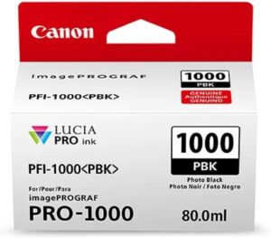 Canon PFI-1000 PBK Serbatoio Inchiostro, Nero Fotografico  