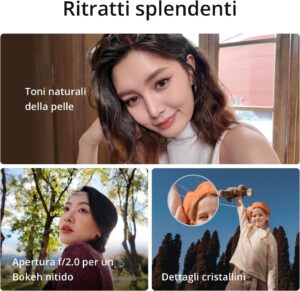 DJI Osmo Pocket 3 Creator Combo, fotocamera compatta con video 4K/120fps, stabilizzazione a 3 assi e tracciamento automatico.