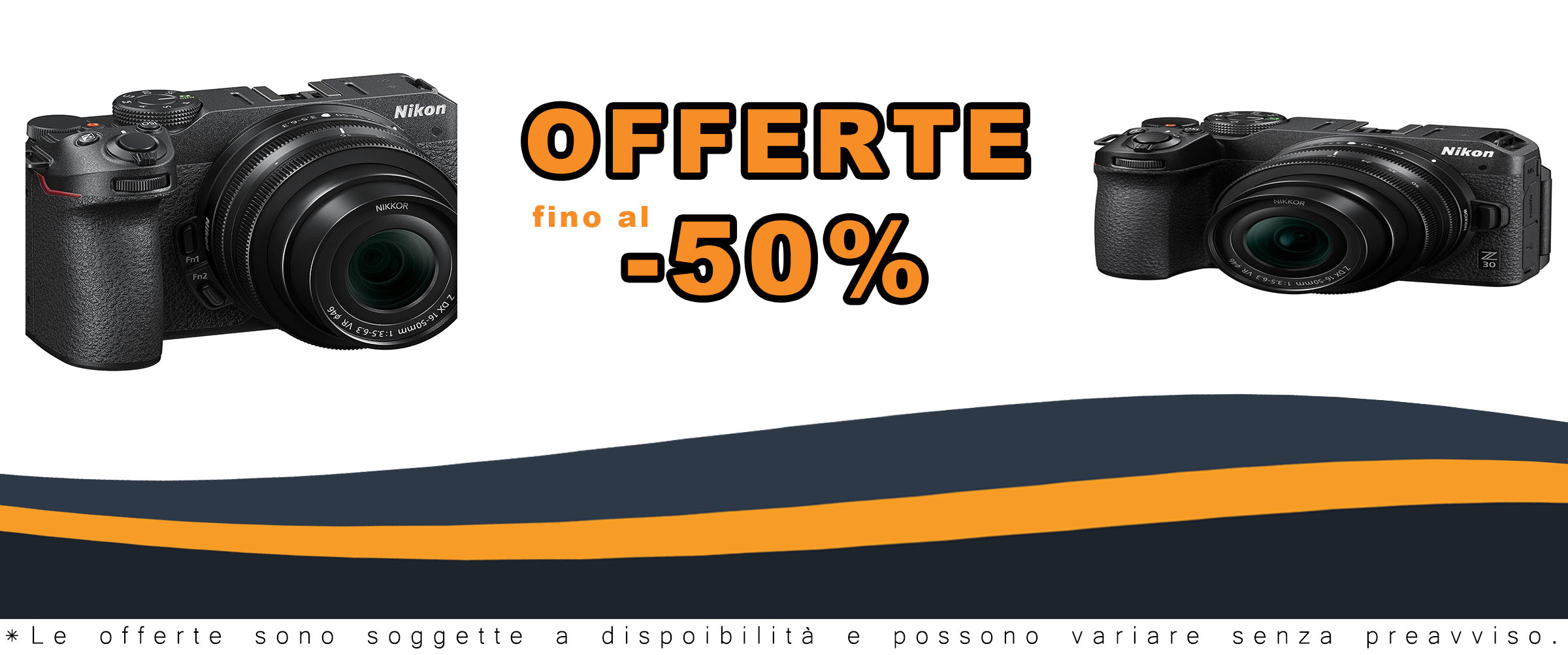 Nikon Z30 Fotocamera Mirrorless con obiettivo Z DX 16-50 VR, registrazione 4K e display LCD angolato variabile.