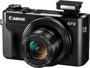 Canon PowerShot G7 X MARK II, fotocamera compatta digitale da 20.1 MP con Wi-Fi, Nero/Antracite
