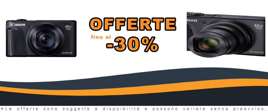 Canon SX740 HS PowerShot, fotocamera compatta con zoom ottico 40x