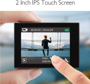 AKASO EK7000 Pro Action Cam 4K con touch screen e stabilizzazione EIS  