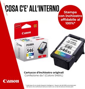 Cartuccia Canon Ink CL-546XL a resa elevata per stampanti C/M/Y  