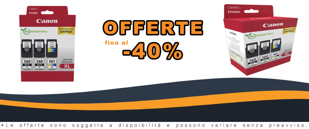 Canon Cartucce d'inchiostro PG-560XL e CL-561XL per stampante