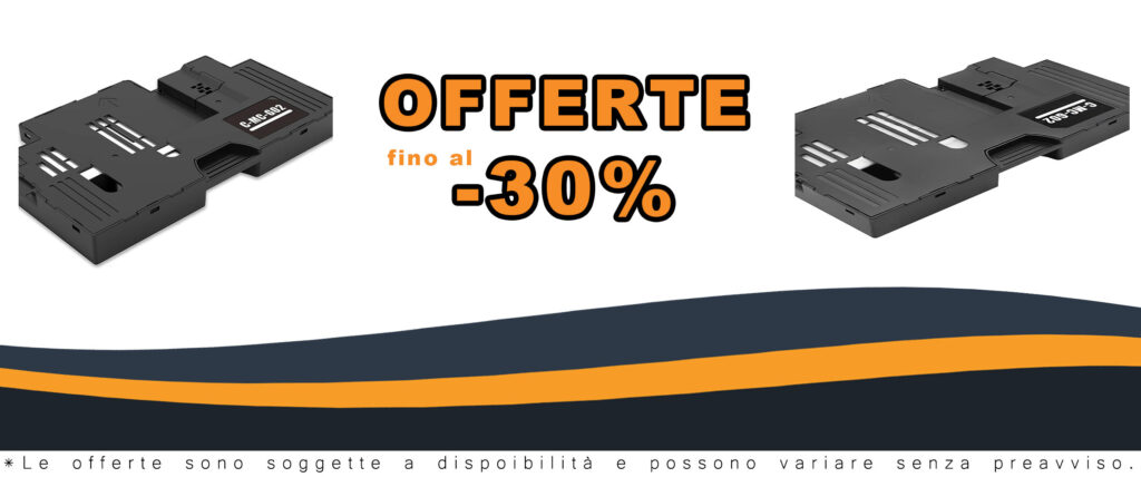 Scatola di ricambio COCADEEX MC-G02 compatibile con stampanti Canon PIXMA G1520, G2520, G2560, G3520, G3560
