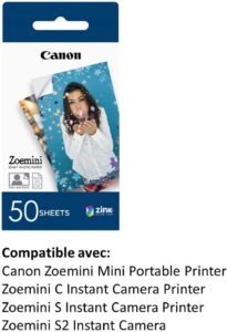 Canon Carta Fotografica grigia 7.6 cm 50 Fogli per stampe professionali