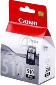 Cartuccia di inchiostro Canon PG-510 in nero, 9 ml, ideale per stampanti Canon.