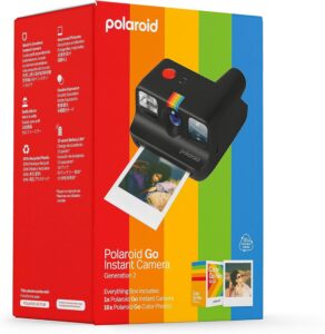 Polaroid Go Generation 2 Black, fotocamera istantanea compatta, con design elegante e stampa immediata