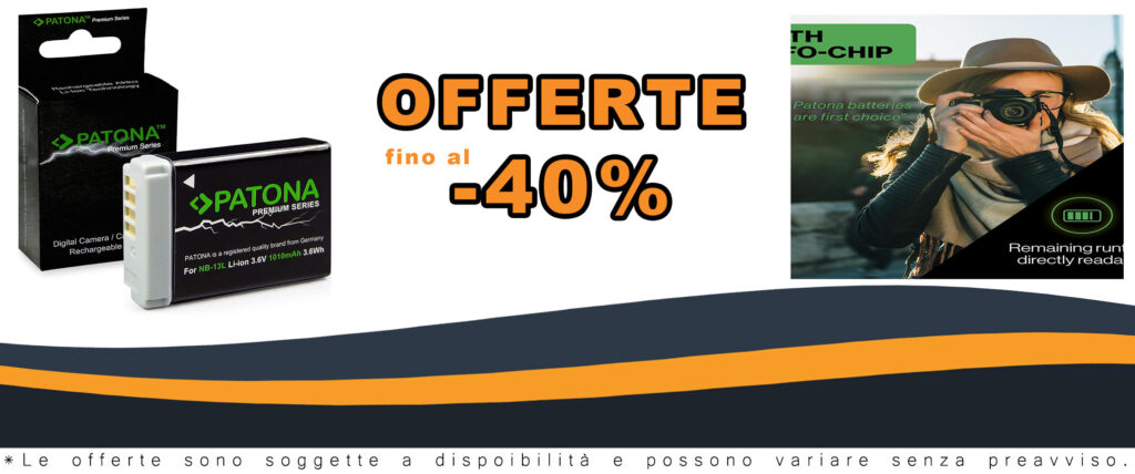 Batteria PATONA Premium per Canon NB-13L, compatibile con modelli PowerShot G9X, G7X, G5X e altri