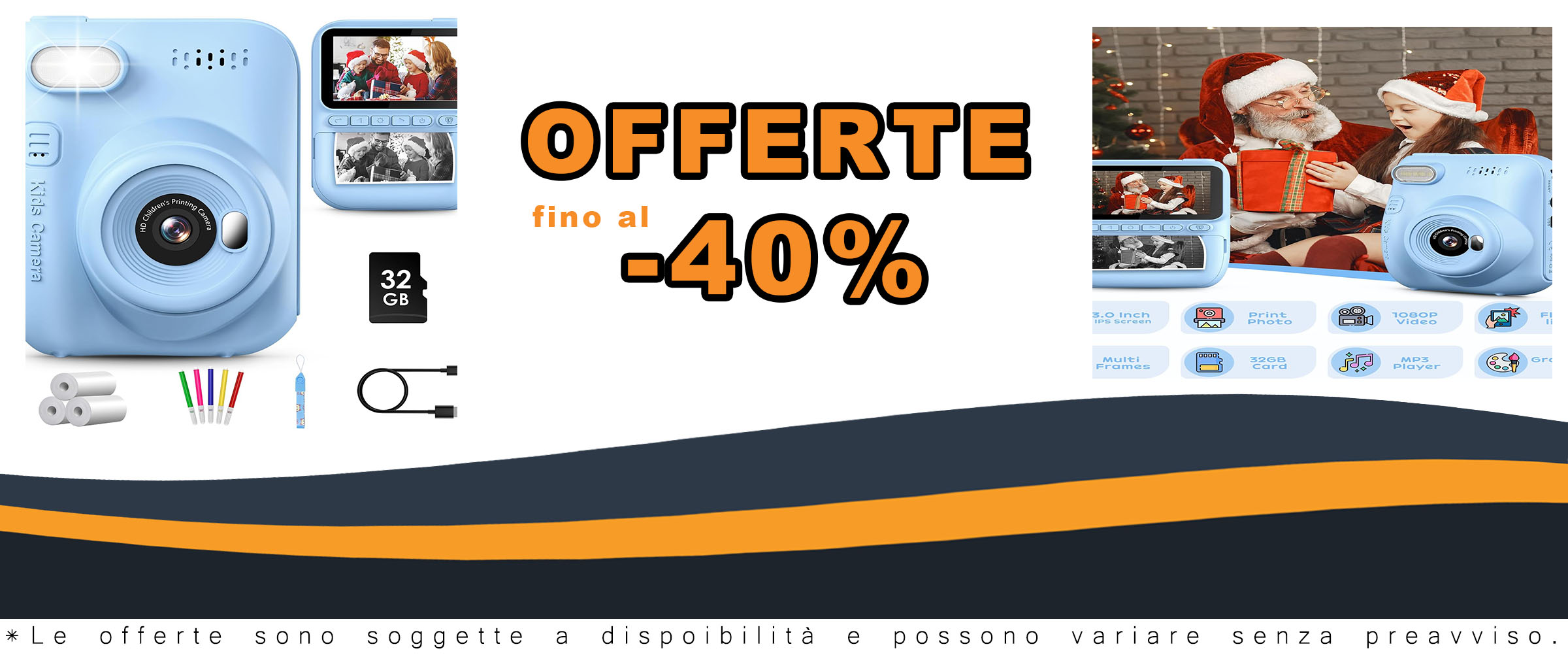 GREENKINDER Macchina Fotografica Bambini Istantanea con schermo da 3,0 pollici e risoluzione 14MP