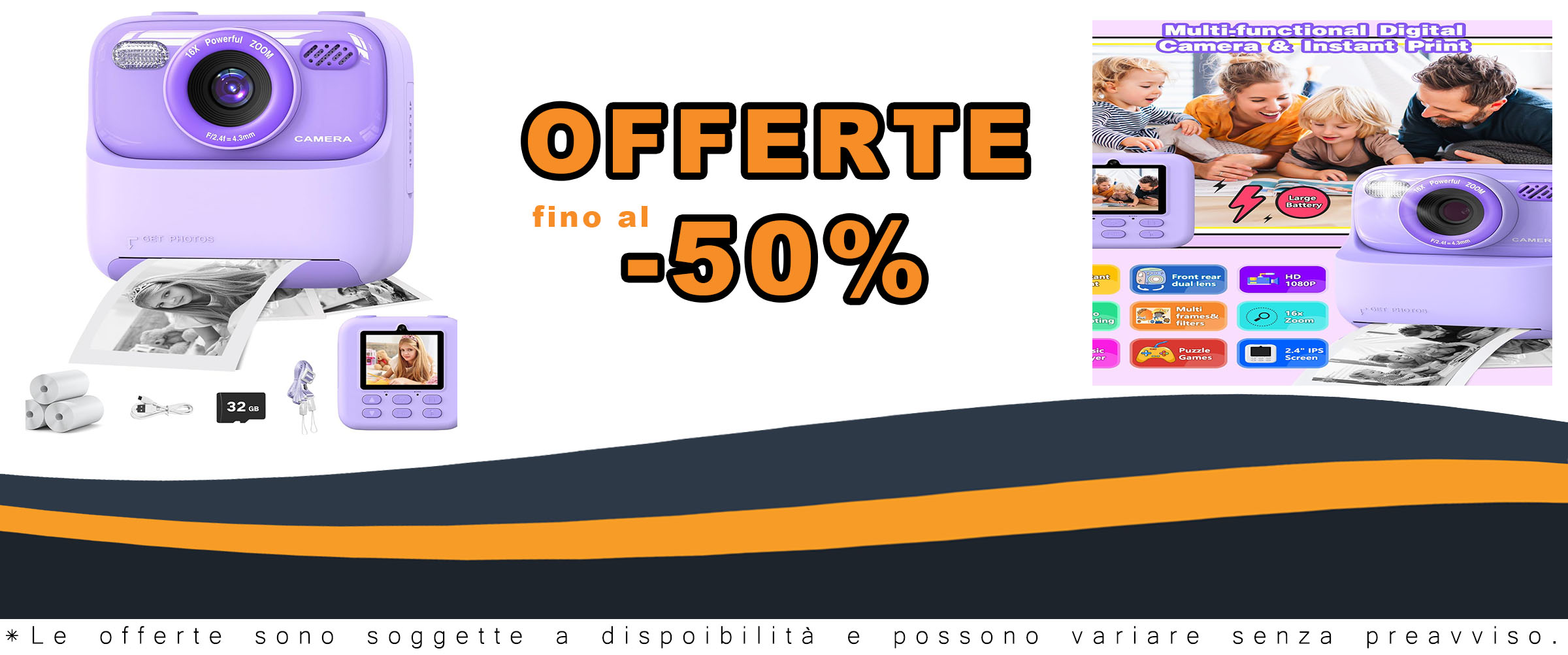 Macchina fotografica istantanea Masterbee per bambini con design robusto e video HD 1080P, perfetta per stimolare la creatività dei più piccoli.