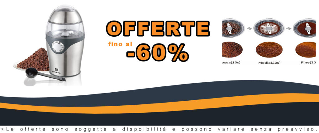 DR MILLS DM-7448 Macinino Elettrico per spezie e caffè essiccati, con tazza e alloggiamento in acciaio inossidabile SUS304