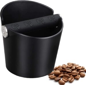 Coffee Knock Box, contenitore resistente agli urti con barra rimovibile e base antiscivolo  