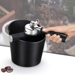 Coffee Knock Box, contenitore resistente agli urti con barra rimovibile e base antiscivolo  