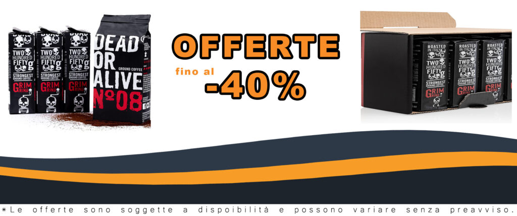 Caffè DEAD OR ALIVE Moka No8 250g, confezione di caffè macinato ideale per moka, caratterizzato da un gusto forte e poco acido.