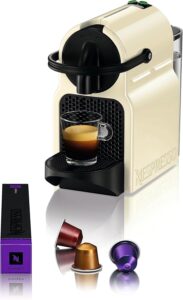 Nespresso by De'Longhi Inissia EN80.CW Macchina da caffè in Bianco Crema