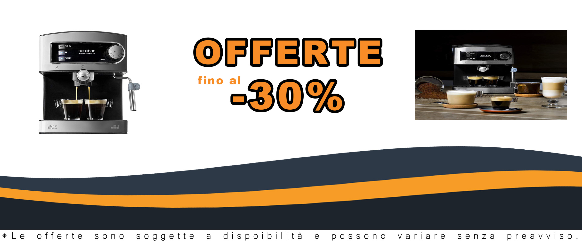 Cecotec Macchina da Caffè Power Espresso 20 con capacità 1,5 L, 20 bar e design in acciaio inox
