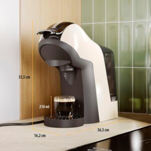Tristar Macchina Caffè Multi-Capsula 3-in-1 compatibile con Capsule Nespresso® e Dolce Gusto®, 19 bar di pressione, senza BPA, design compatto.