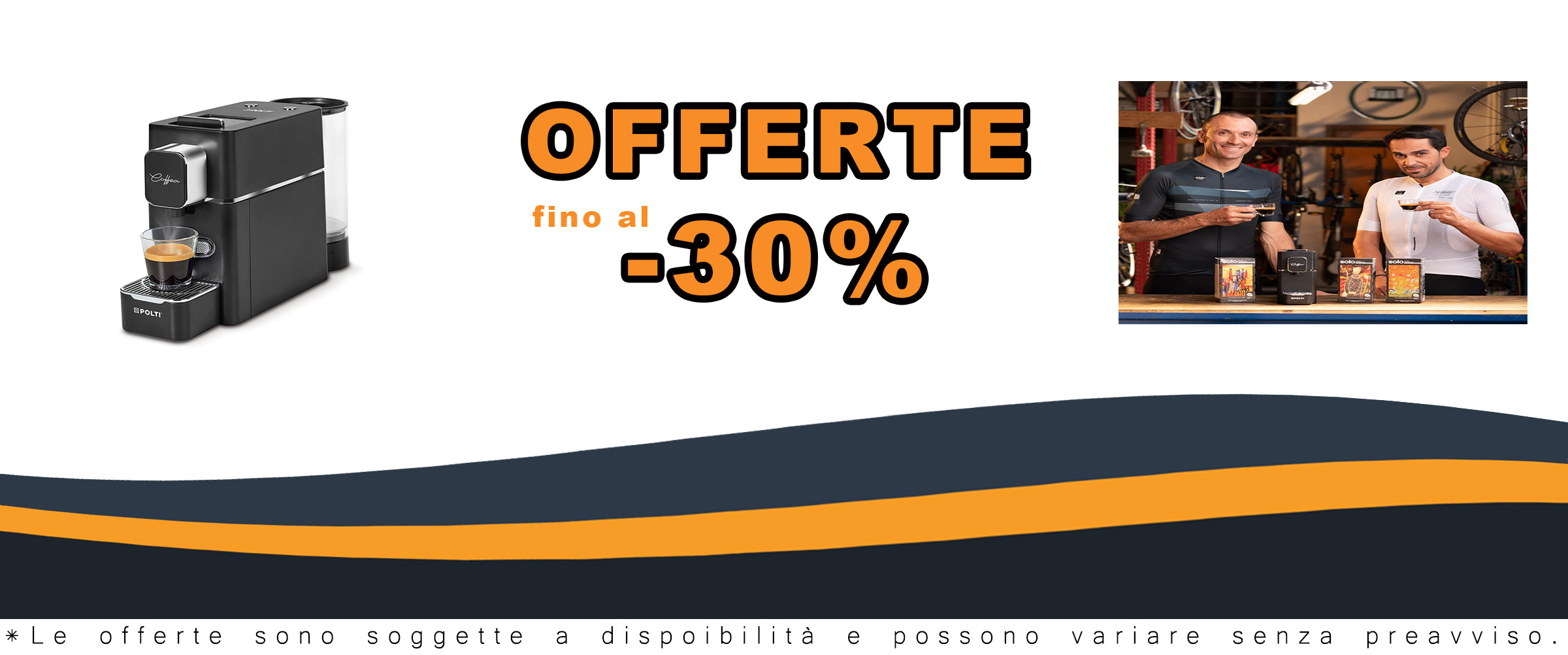 Polti Coffea S15B, macchina per caffè espresso nero, compatibile con cialde E.S.E., 19 bar di pressione