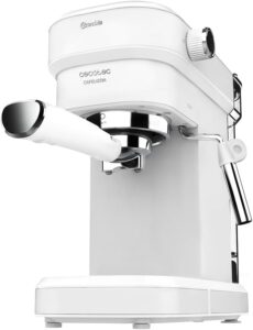 Cecotec Cafelizzia 790 White con sistema di riscaldamento rapido Thermoblock, 20 bar e vaporizzatore regolabile