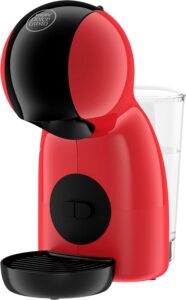 Krups Nescafé Dolce Gusto Piccolo XS, macchina da caffè ultracompatta, design rosso, modalità eco e 15 bar di pressione