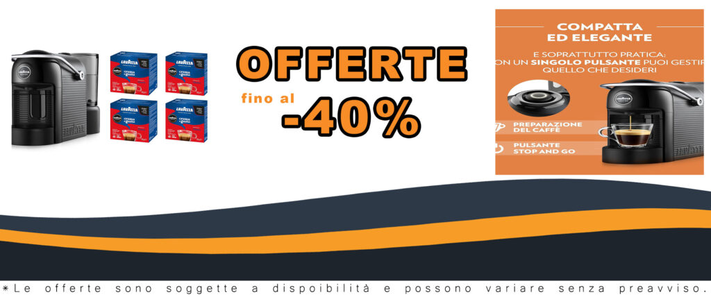 Lavazza A Modo Mio Jolie Evo, macchina per caffè in nero con plastica riciclata e capsule incluse