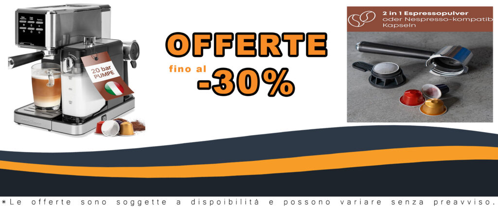 Macchina per espresso ProfiCook® 2 in 1 con sistema del latte per caffè e cappuccino, compatibile con caffè in polvere e capsule Nespresso