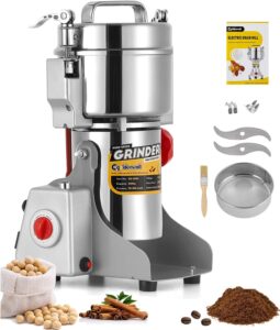 Mulino per cereali CGOLDENWALL da 700g con motore da 2400W e alta velocità  