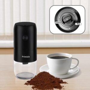 Immagine del Macina Caffè Elettrico Ricaricabile Primizia con design elegante e funzionalità di macinatura regolabile in ceramica
