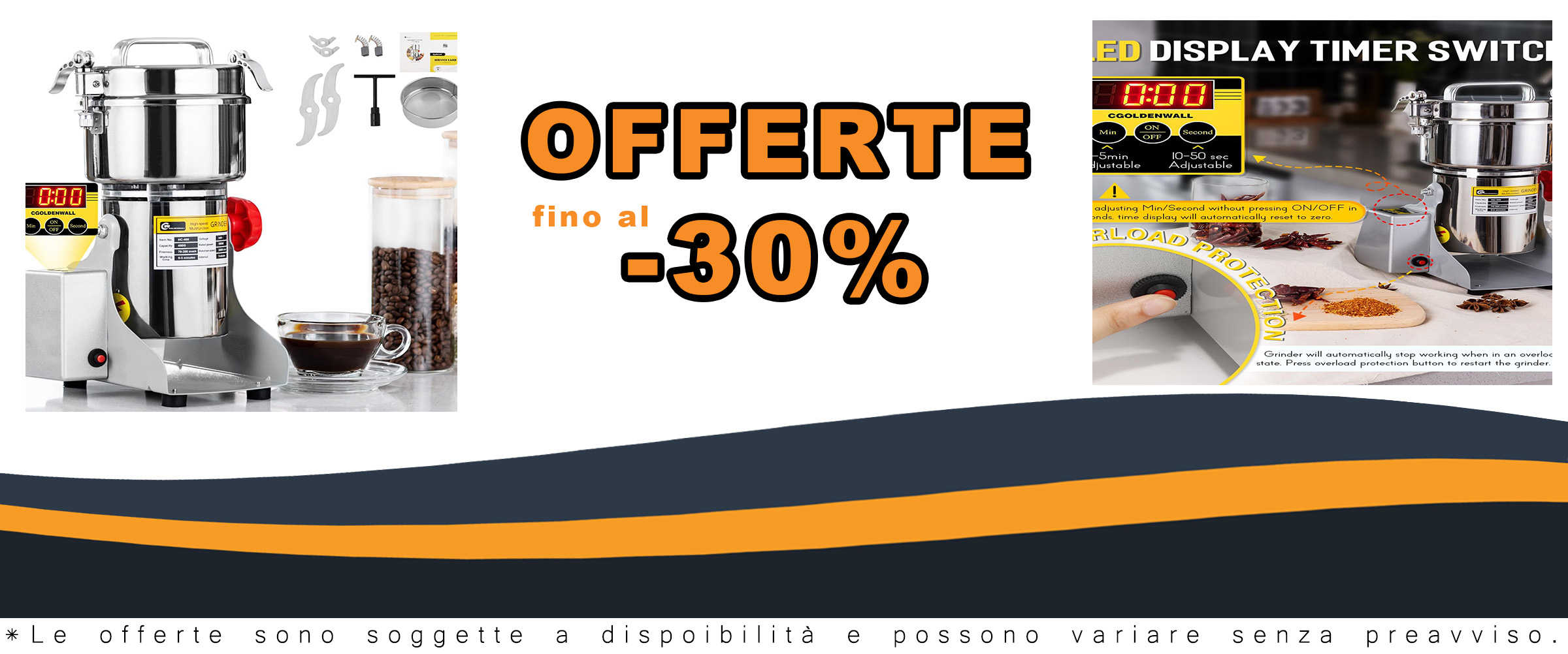 CGOLDENWALL Smerigliatrice Elettrica con Display a LED da 800 g in azione  
