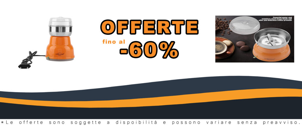 Macinacaffè elettrico in acciaio inossidabile ideale per macinare caffè, spezie, frutta secca e altro. Offerte esclusive disponibili.