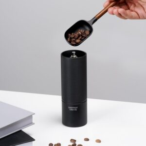 TIMEMORE Macina Caffè Manuale in Acciaio Inossidabile con maniglia pieghevole e regolazione interna, ideale per macinare caffè espresso