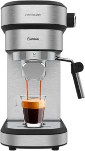 Cecotec Macchina da Caffè Espresso Cafelizzia 790 Steel Duo in acciaio, ideale per espresso e cappuccini con sistema Thermoblock