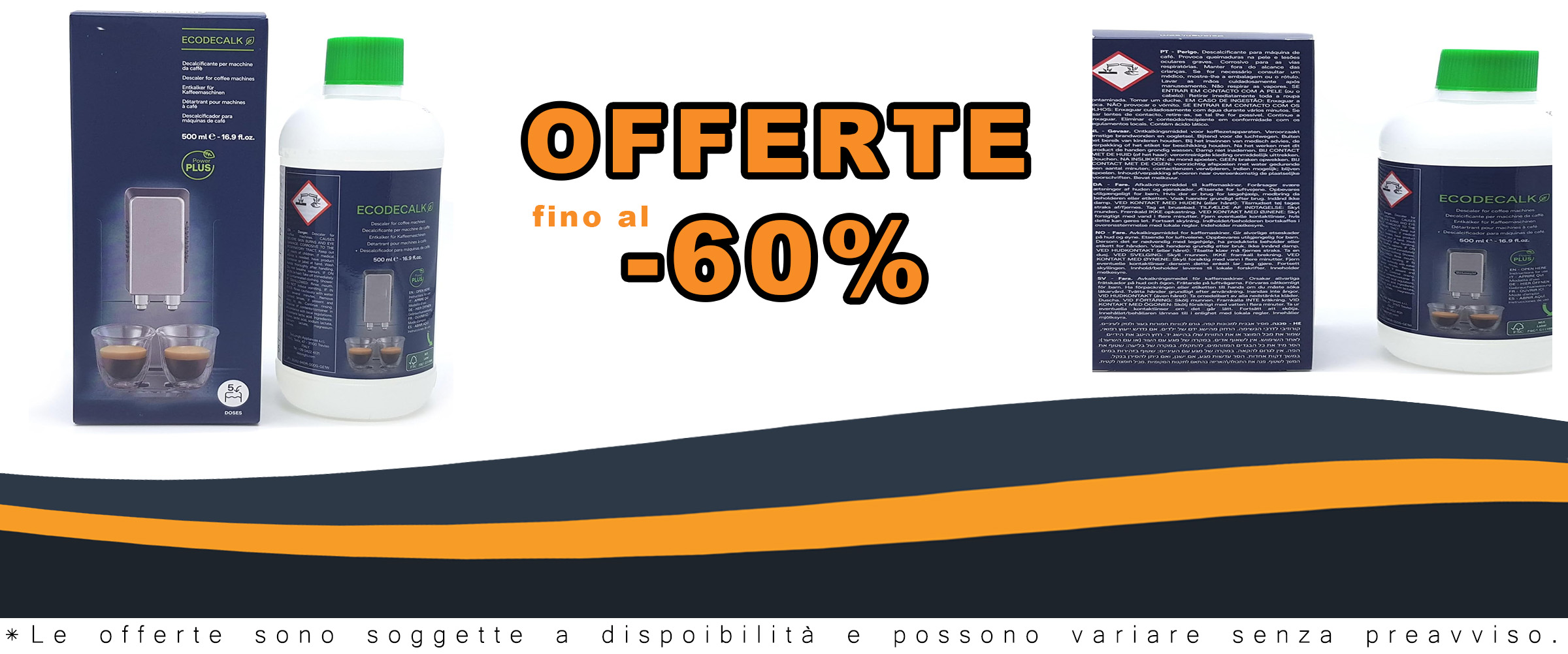 Decalcificante Compatibile DeLonghi 500 ml per Macchina da Caffè Espresso Magnifica S e Nespresso